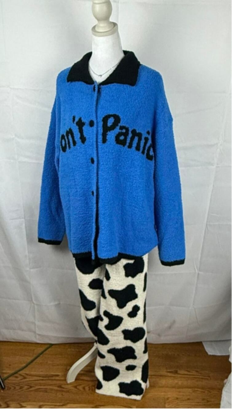 Wiggle Wiggle Don't Panic Pajama Set - NWT